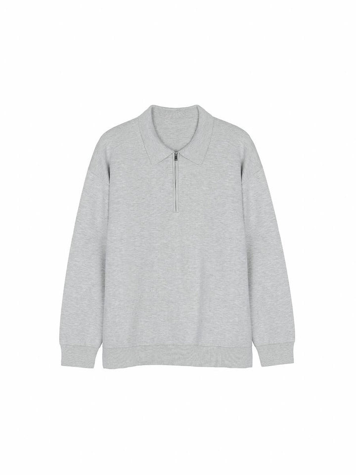 Sweatshirt™ Confortable et Élégant avec Col Polo pour un Ajustement Détendu