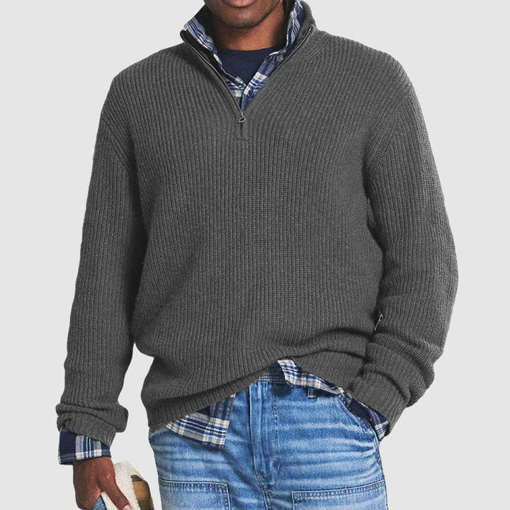 Jérôme™ - Pull zippé en coton