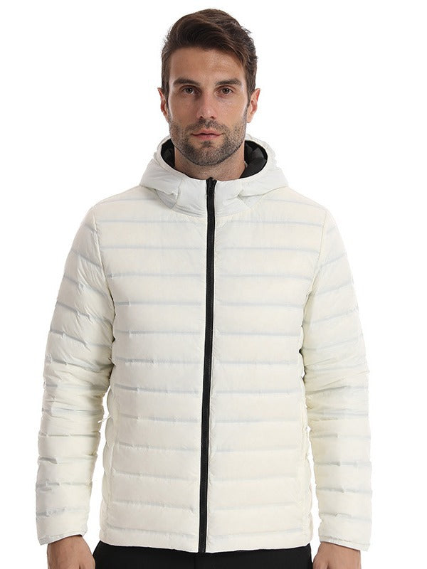 Andre™ Veste d'hiver pour homme matelassée avec une capuche pratique pour une chaleur ultime.