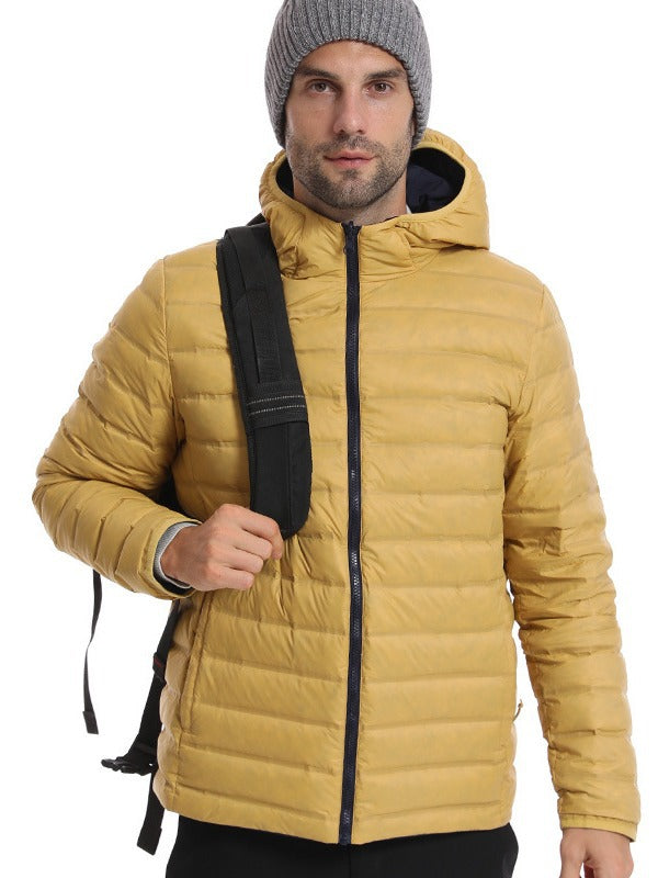 Andre™ Veste d'hiver pour homme matelassée avec une capuche pratique pour une chaleur ultime.
