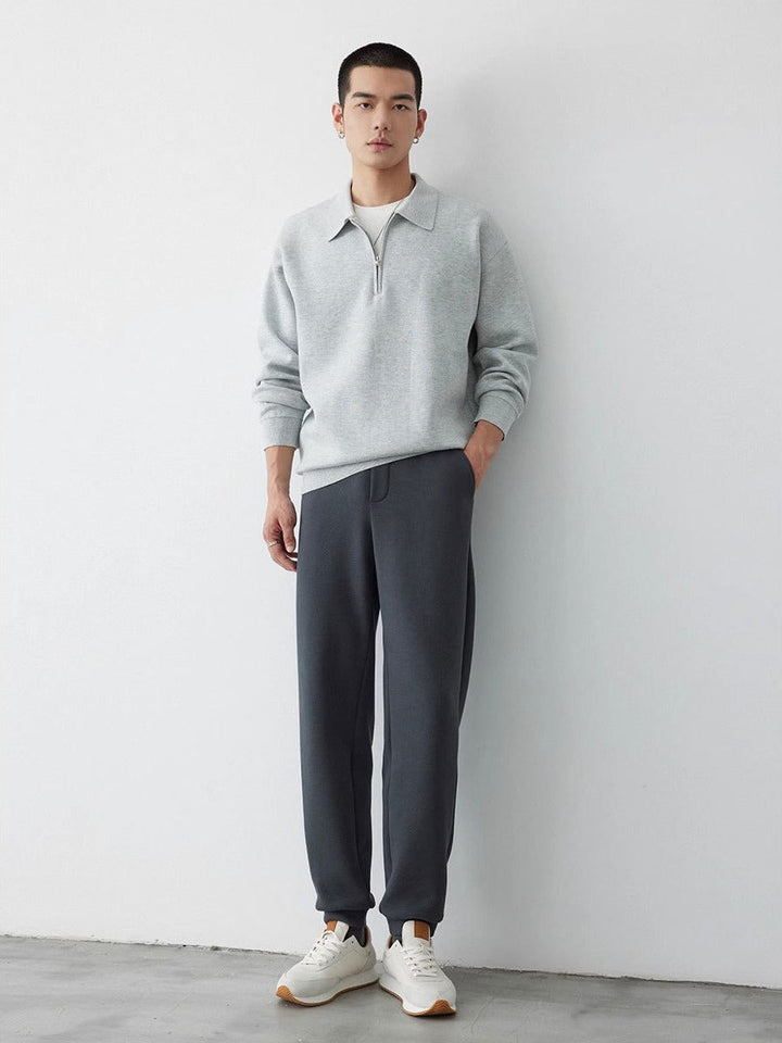 Sweatshirt™ Confortable et Élégant avec Col Polo pour un Ajustement Détendu