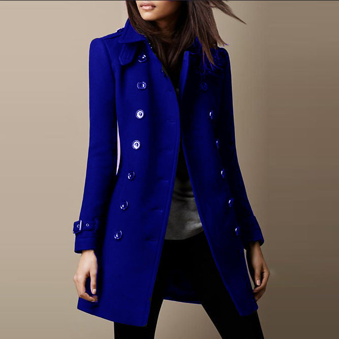 Céline™ - Manteau en laine Prestige Premium