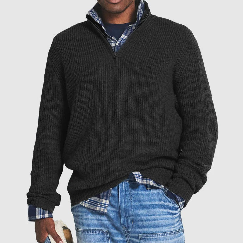Jérôme™ - Pull zippé en coton