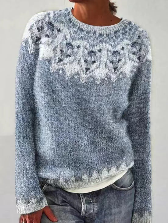 Livia - Pull Vintage Tricoté pour un Look Printanier Frais et Tendance