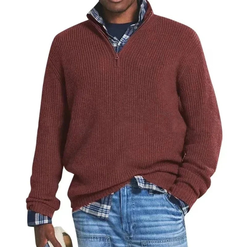 Jérôme™ - Pull zippé en coton