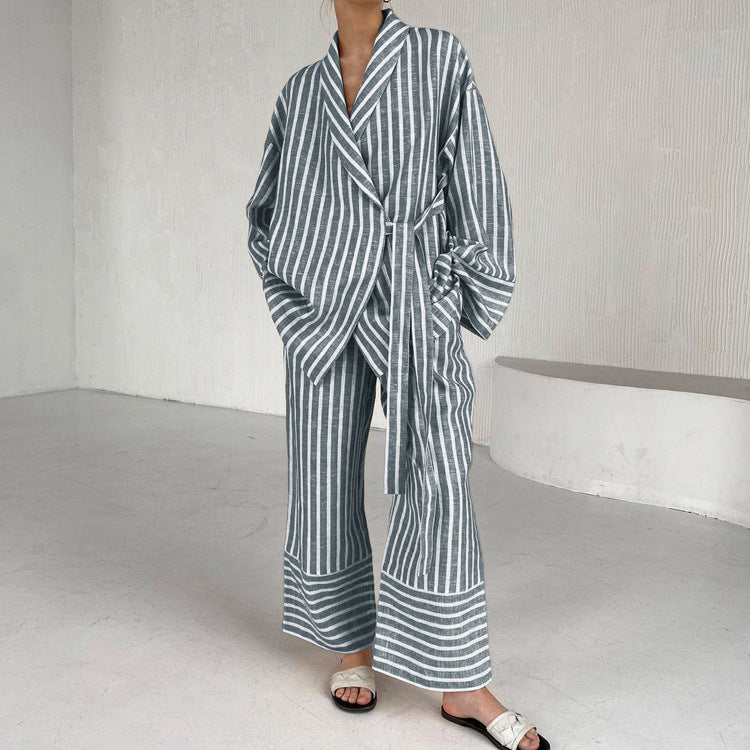 Ensemble Lounge Luxe CosyCotton - Pyjamas en Coton Confortable pour un Look Décontracté et Élégant
