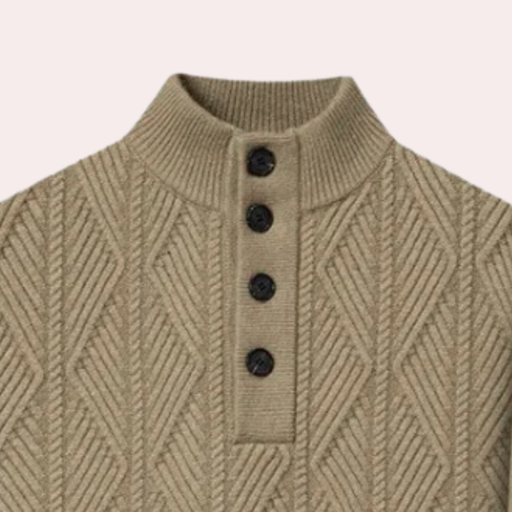 Pull en maille à la mode pour hommes par JAIR