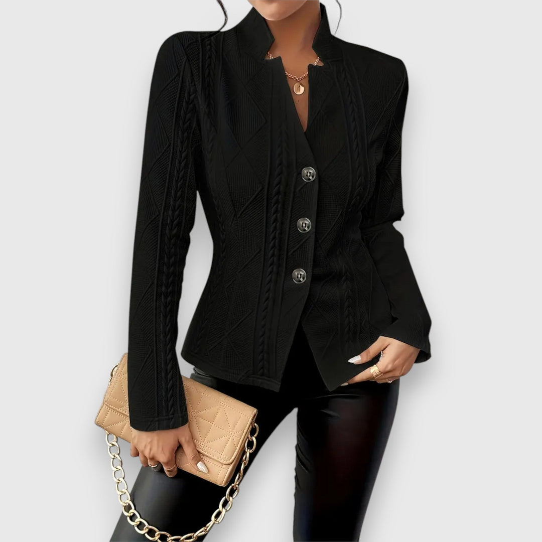 Dobrava - Veste pour femme élégante avec un motif texturé chic