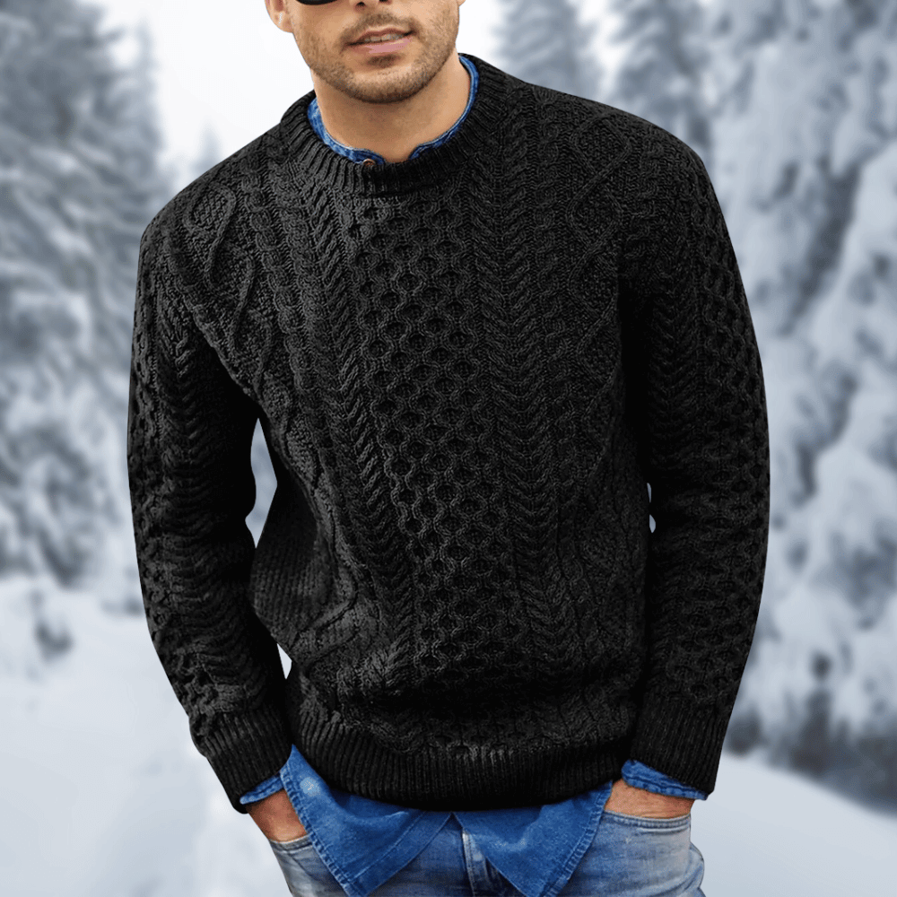 Kyan™ Luxe Pull and Laine pour Hommes : Chaleur et Elegance pour cet Hiver