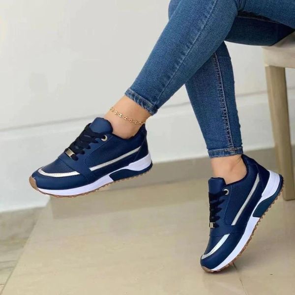 Zenstep Navy - Chaussures de sport ultra confortables et élégantes pour femmes