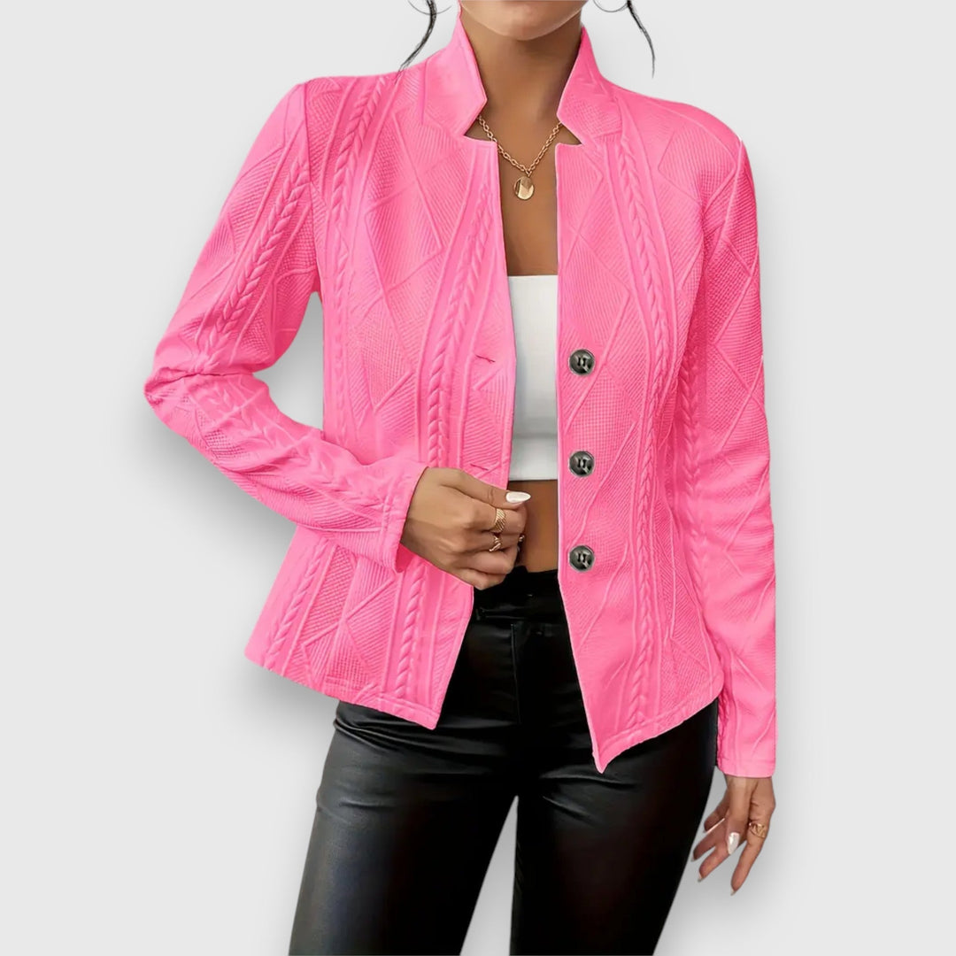 Dobrava - Veste pour femme élégante avec un motif texturé chic