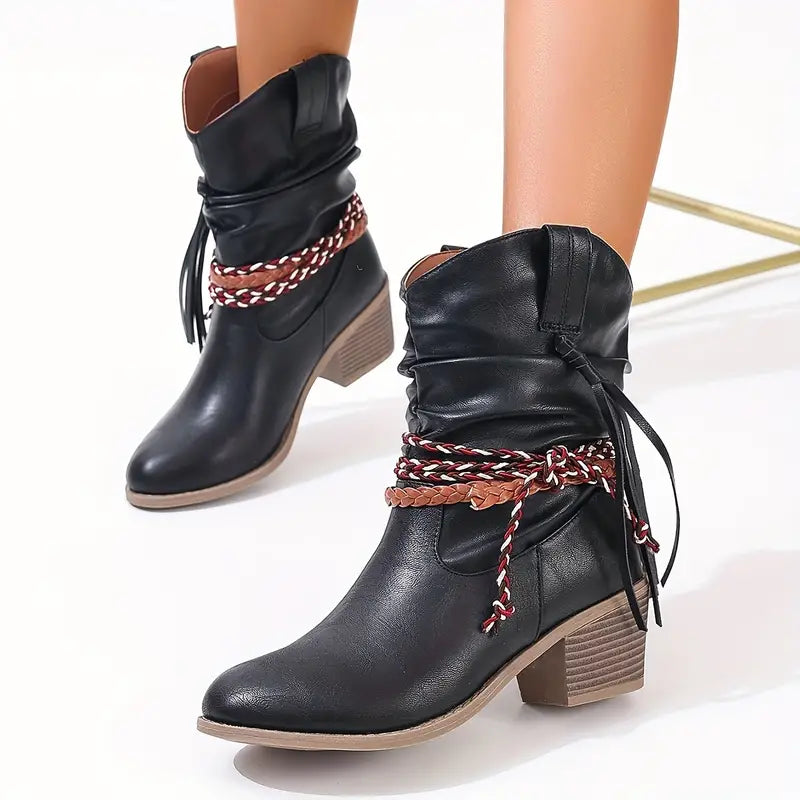 Bottes courtes western Lian™ élégantes pour un look stylé