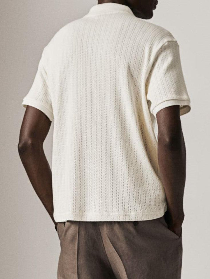 Polo en tricot élégante et stylée pour une allure raffinée