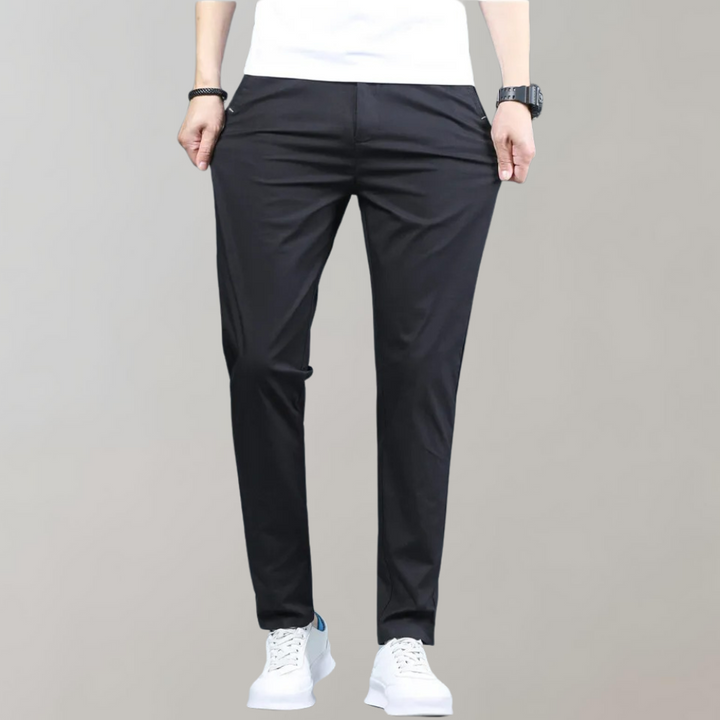 Pim - Pantalon chino à taille élastique pour un ajustement confortable