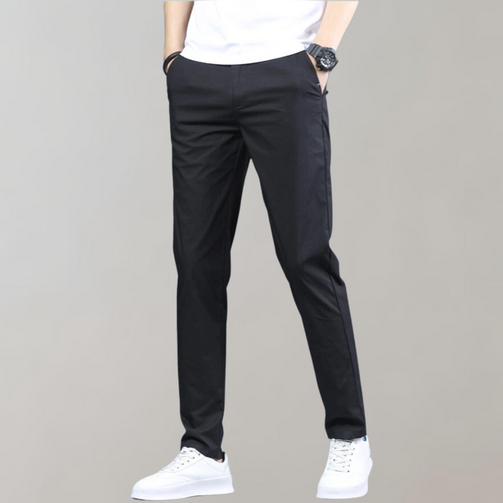 Pim - Pantalon chino à taille élastique pour un ajustement confortable