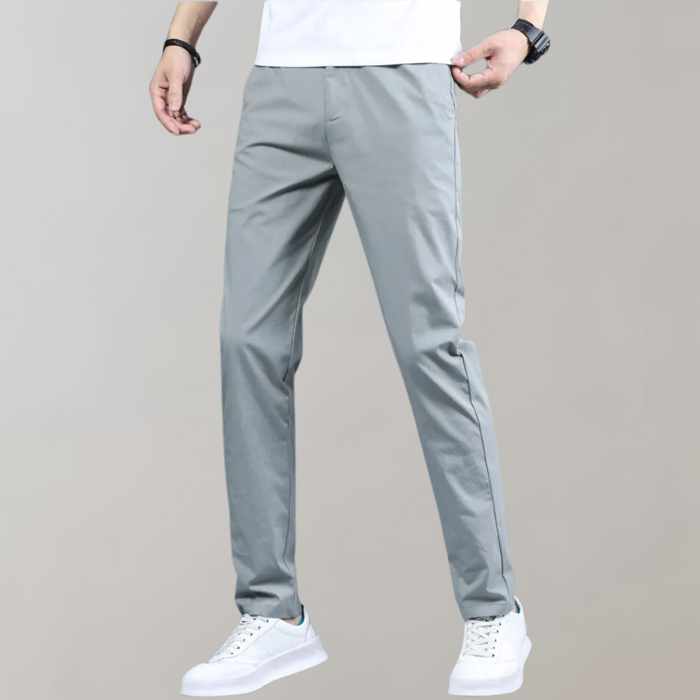 Pim - Pantalon chino à taille élastique pour un ajustement confortable