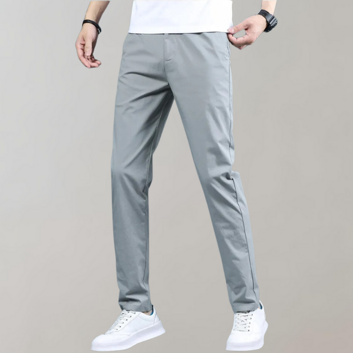 Pim - Pantalon chino à taille élastique pour un ajustement confortable
