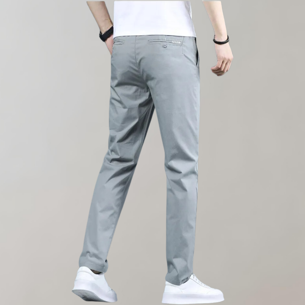 Pim - Pantalon chino à taille élastique pour un ajustement confortable