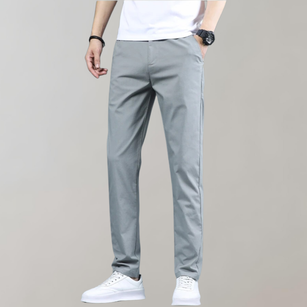 Pim - Pantalon chino à taille élastique pour un ajustement confortable