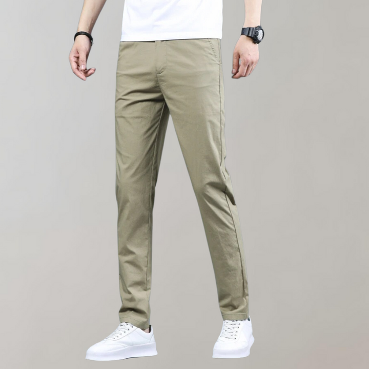Pim - Pantalon chino à taille élastique pour un ajustement confortable