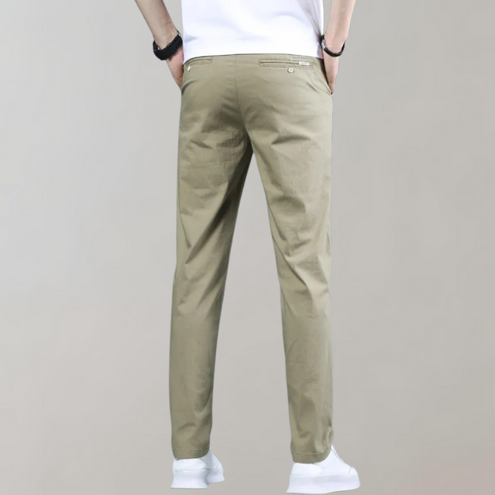 Pim - Pantalon chino à taille élastique pour un ajustement confortable