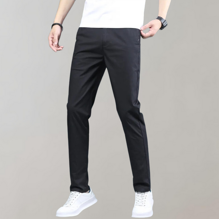 Pim - Pantalon chino à taille élastique pour un ajustement confortable