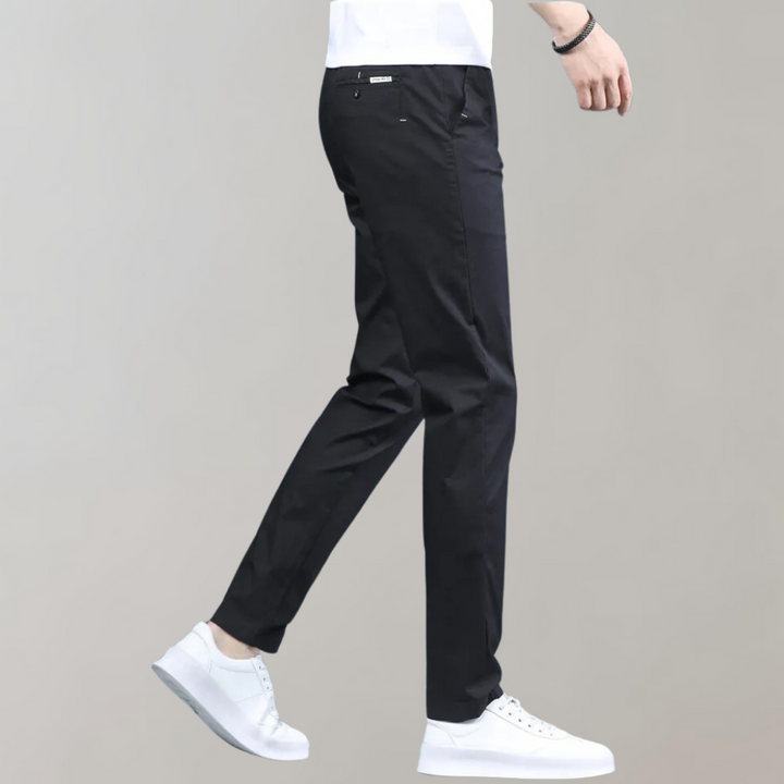 Pim - Pantalon chino à taille élastique pour un ajustement confortable