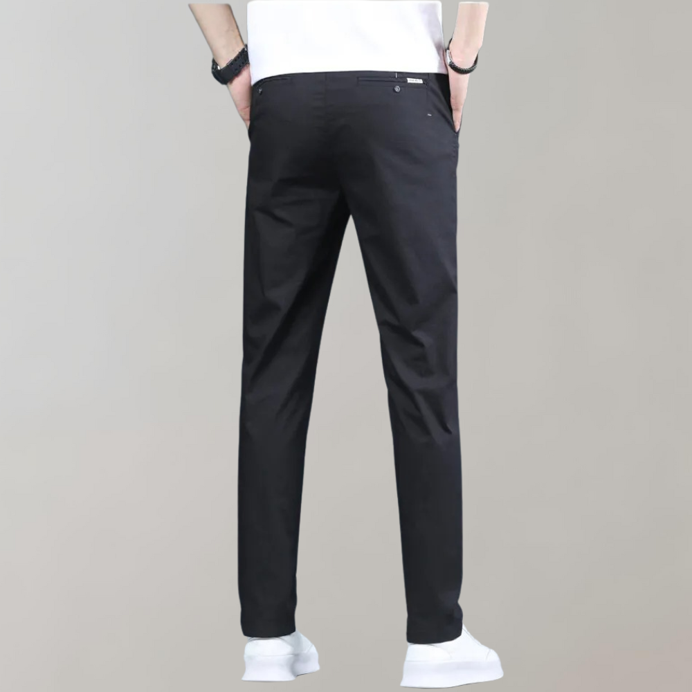 Pim - Pantalon chino à taille élastique pour un ajustement confortable