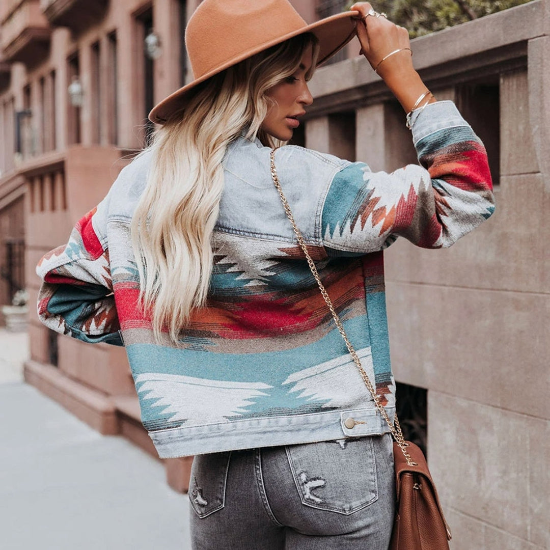 TUULIKKI - Veste en jean vintage et stylée