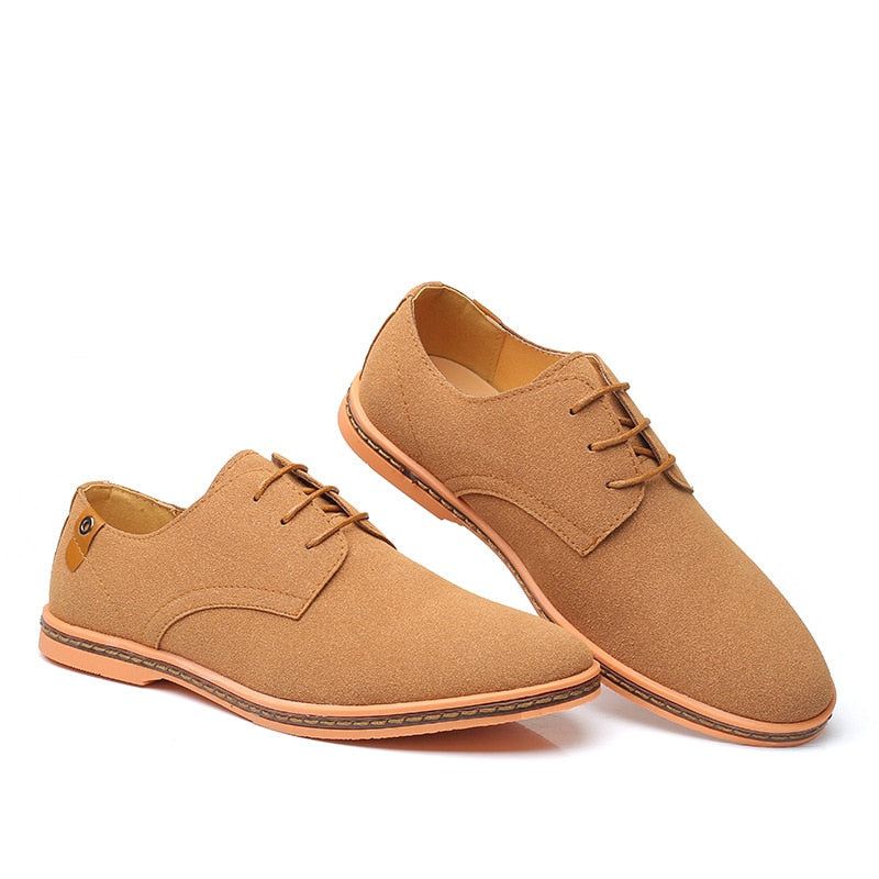 Andries™ Chaussures à Lacets en Suède Luxe et Élégantes pour un Look Sophistiqué