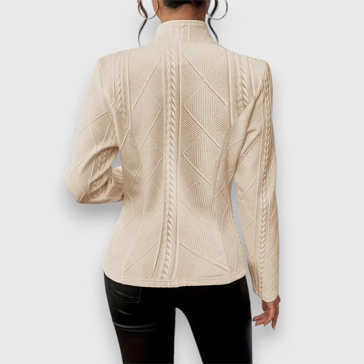 Dobrava - Veste pour femme élégante avec un motif texturé chic