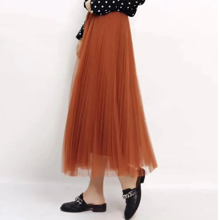 Dressing gown Maxi Élégante Blythe pour Femmes avec Douces Plis et Coupe Fluide