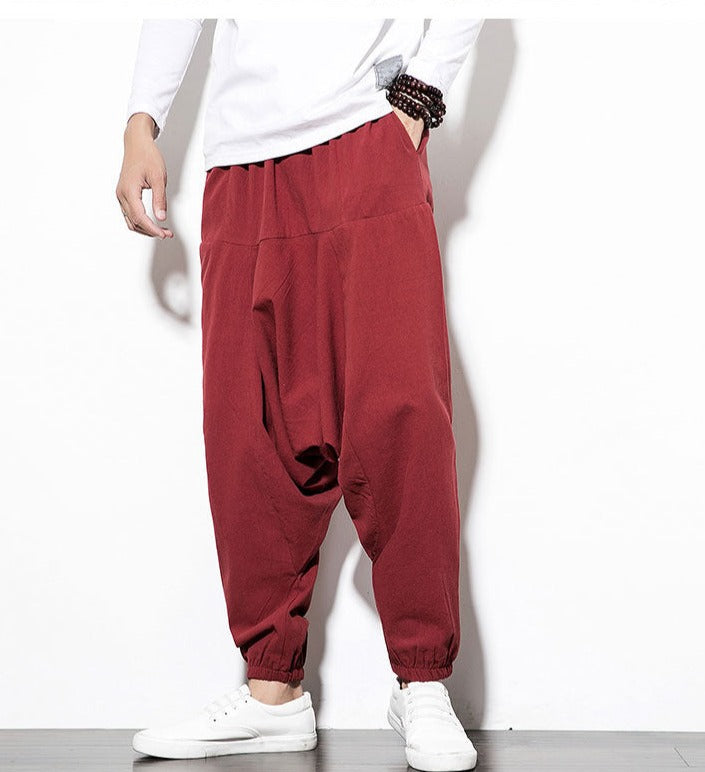 Pantalon de jogging harem pour hommes - Coupe décontractée, confort ultime et style moderne