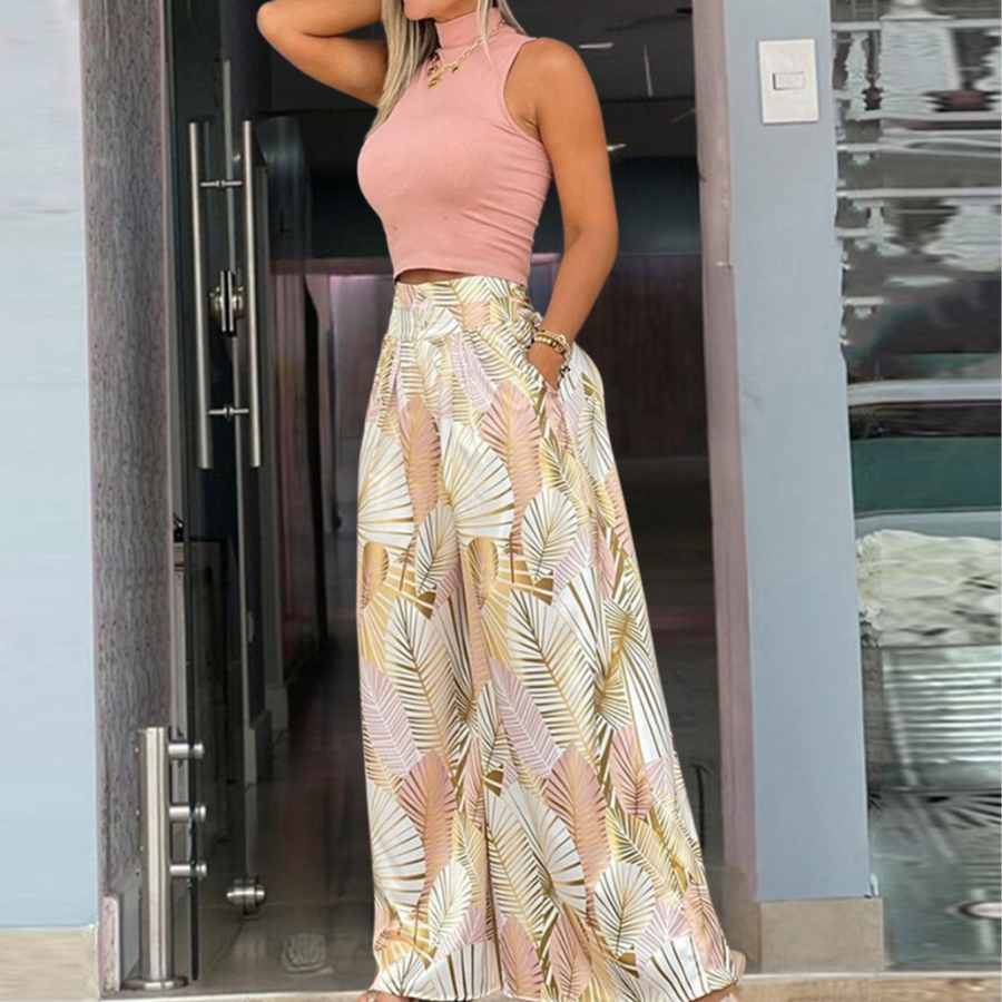 Amarinta - Élégante et confortable pantalon ample pour un look stylé