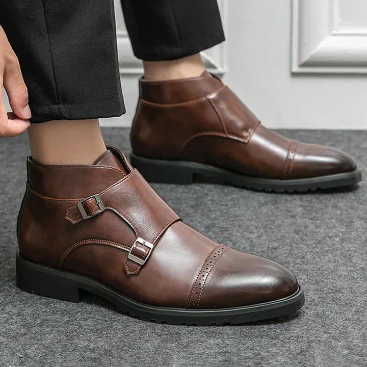 Gert™ Bottines Élégantes avec Boucles Doubles pour un Look Stylé