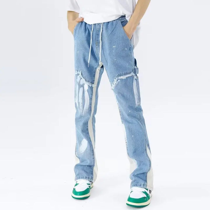 Jace - Jeans Flare Baggy Tendance pour un Look Streetwear Audacieux