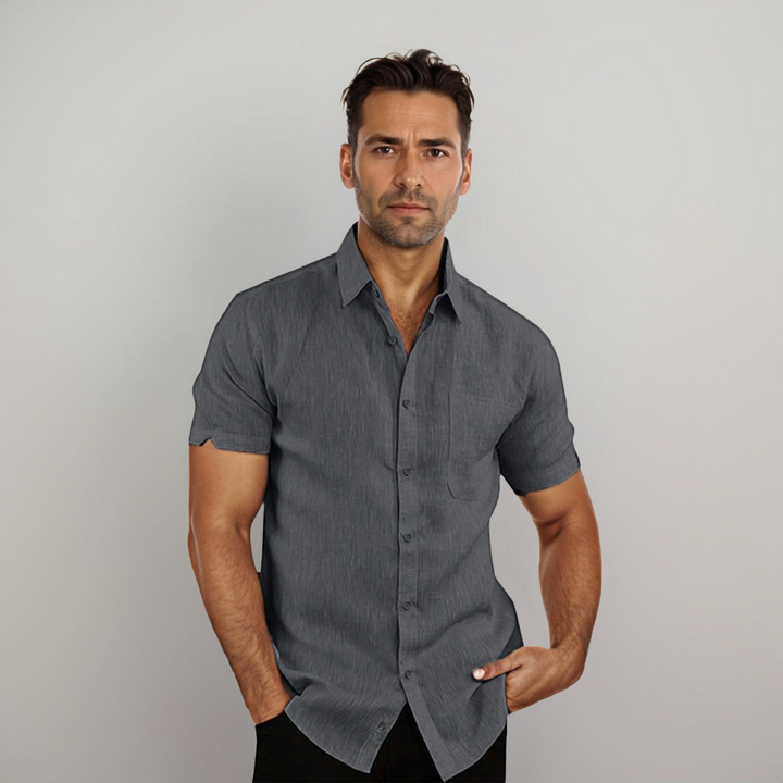 Aurelio | Chemises à manches courtes élégantes pour hommes, adaptées à toutes les occasions.