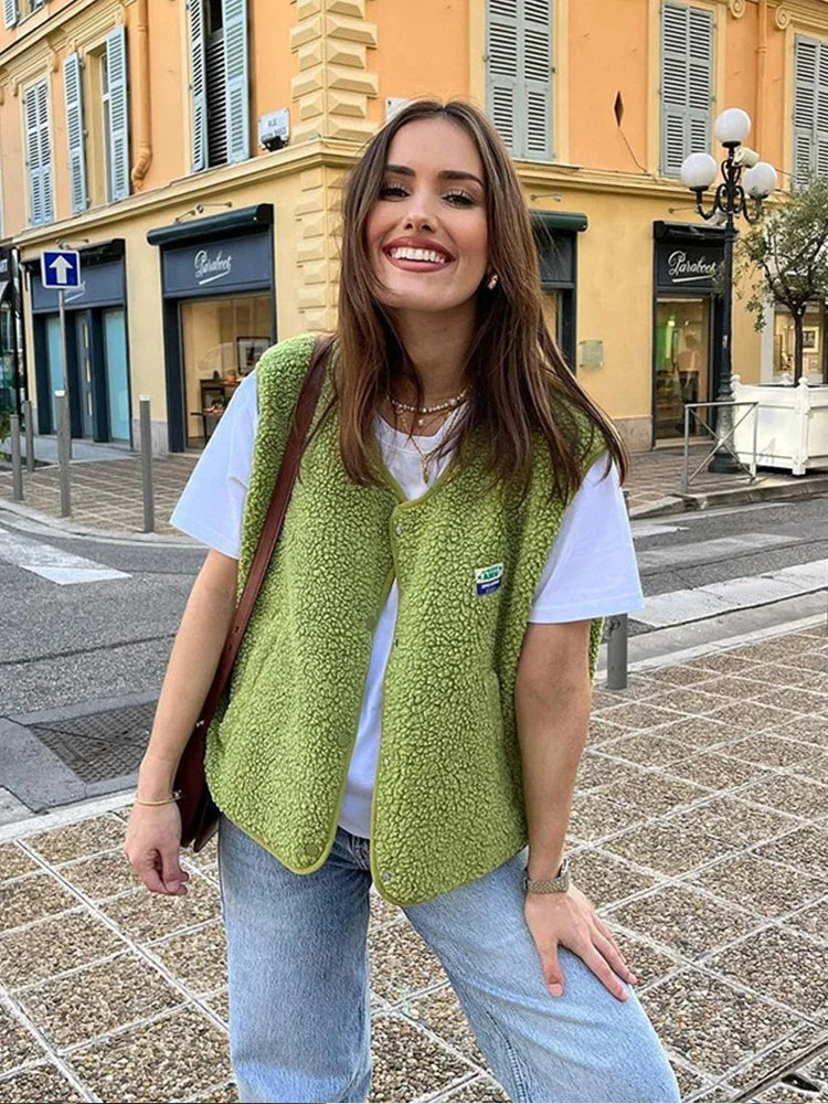 Aylin - Chaleco Confortable de Felpa para Máxima Comodidad