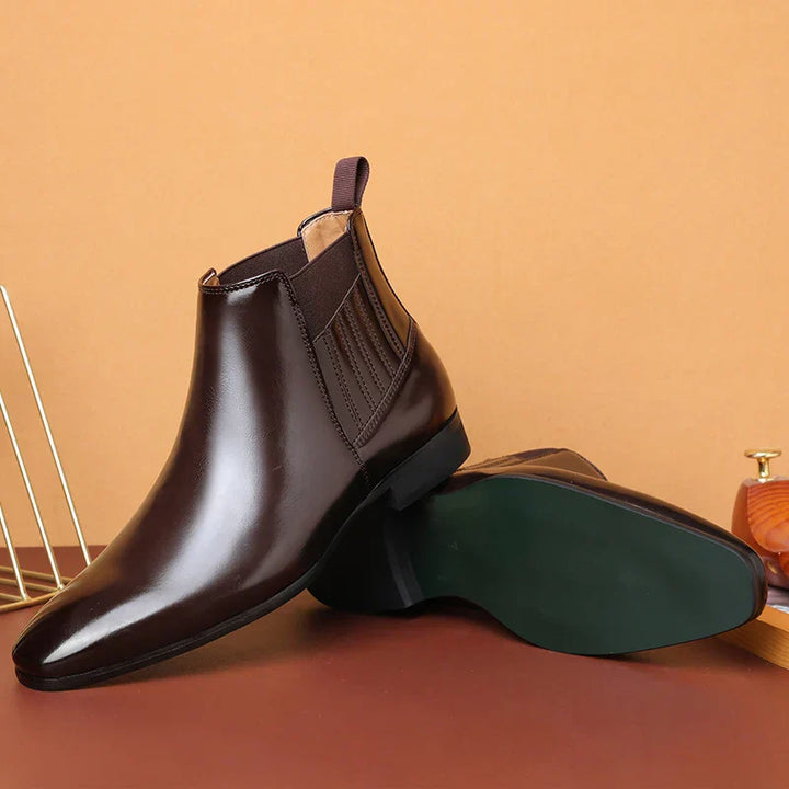 Ian™ Luxe Bottes Chelsea Brillantes pour Hommes - Chaussures élégantes et stylées pour hommes