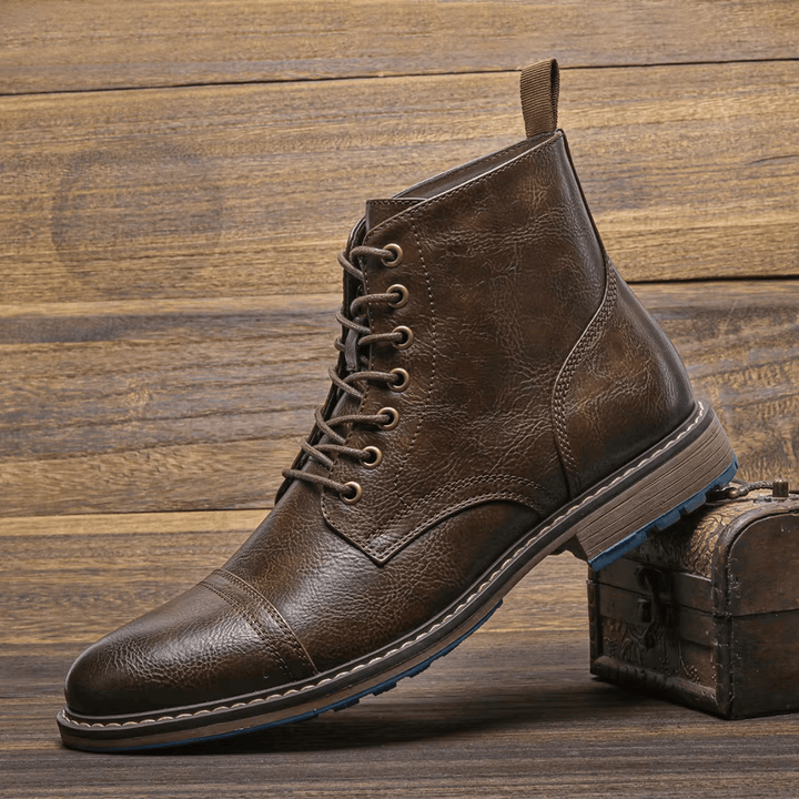 Bottes Classiques Élégantes pour Hommes Elias™ avec Lacets pour un Style Intemporel