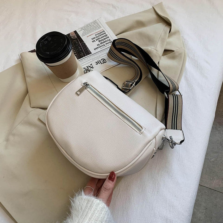 Zivora Luxe Sacoche en Cuir avec Double Zip - Sac Banane Élégant pour Chaque Occasion