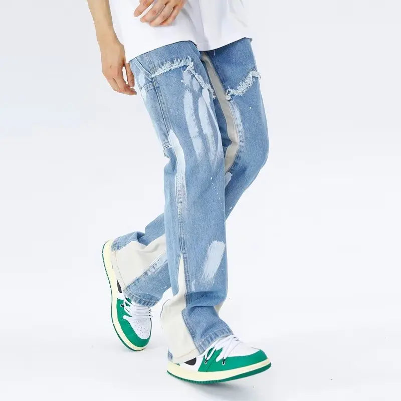 Jace - Jeans Flare Baggy Tendance pour un Look Streetwear Audacieux