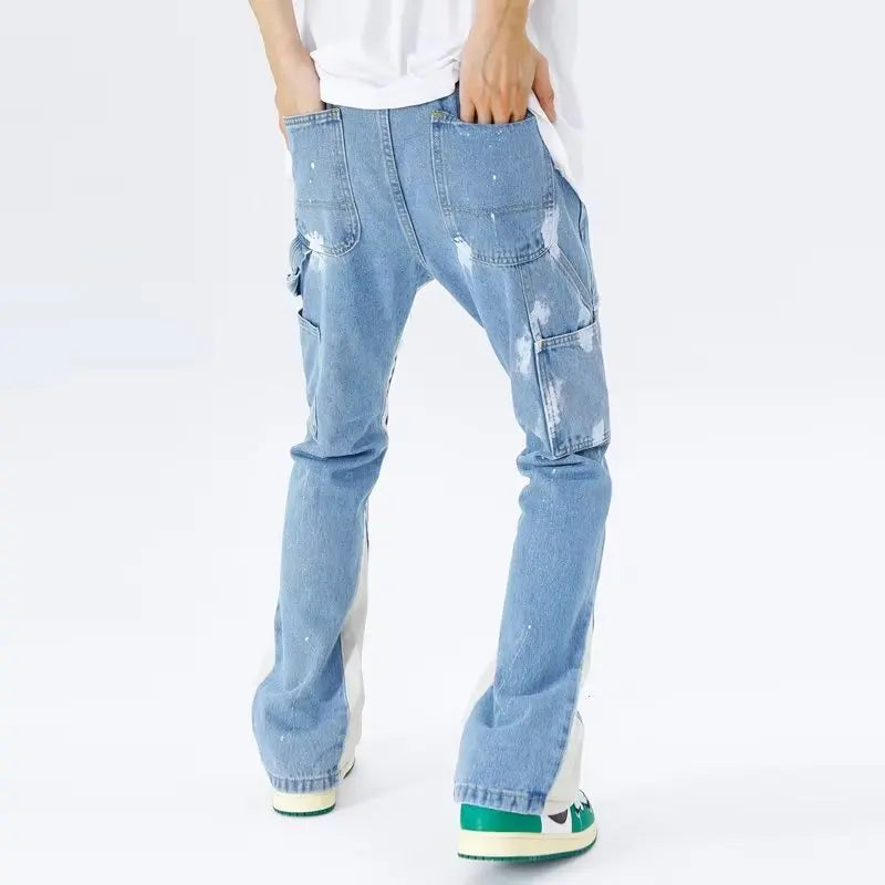 Jace - Jeans Flare Baggy Tendance pour un Look Streetwear Audacieux