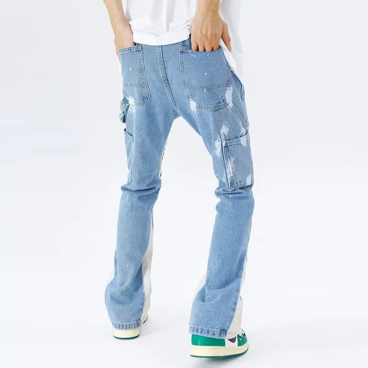 Jace - Jeans Flare Baggy Tendance pour un Look Streetwear Audacieux