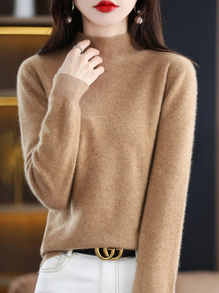 Viviane - Pull de luxe pour femme en pure laine pour un confort maximal