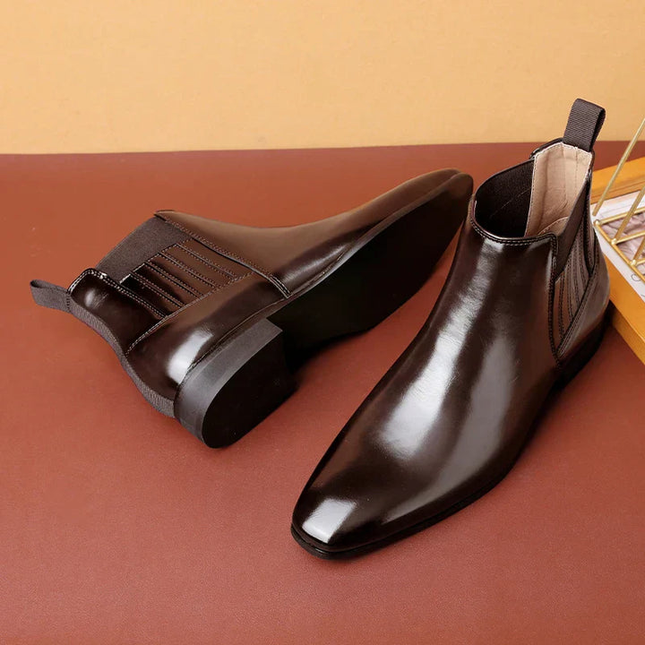Ian™ Luxe Bottes Chelsea Brillantes pour Hommes - Chaussures élégantes et stylées pour hommes