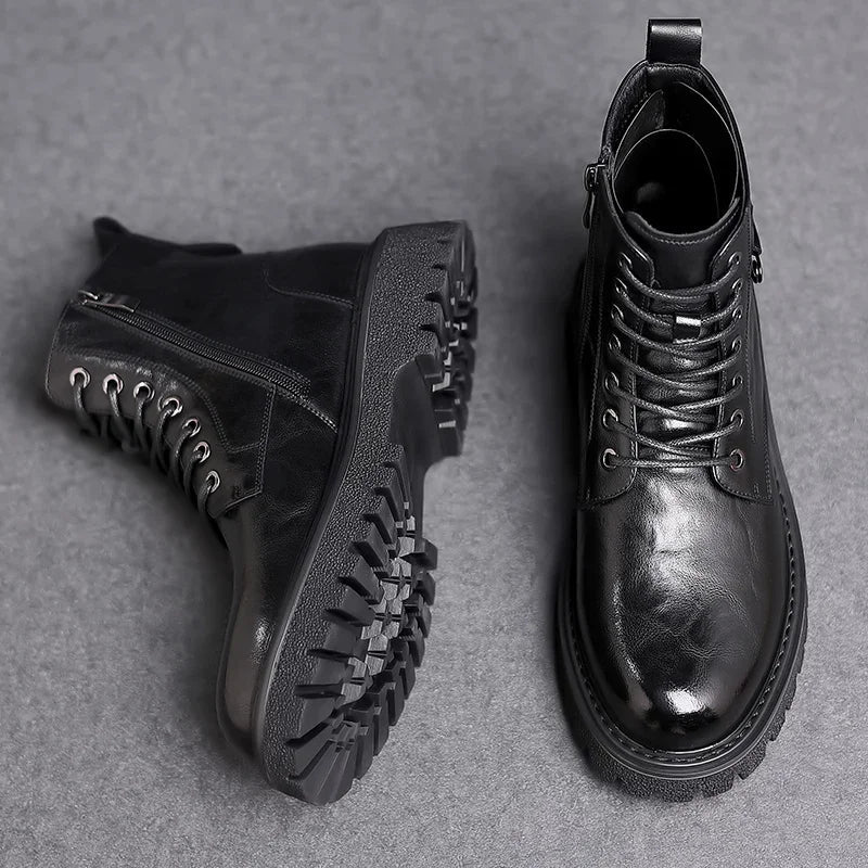 Ilja™ Bottes pour hommes élégantes et robustes pour l'extérieur avec un système de laçage facile