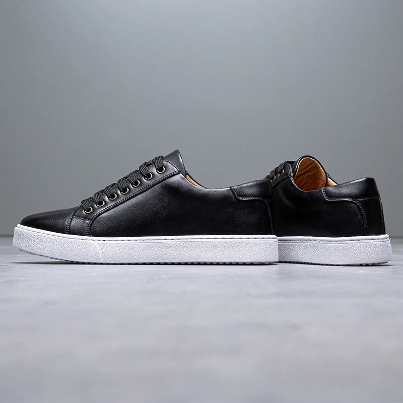 David™ - Chaussures de sport en cuir pour hommes