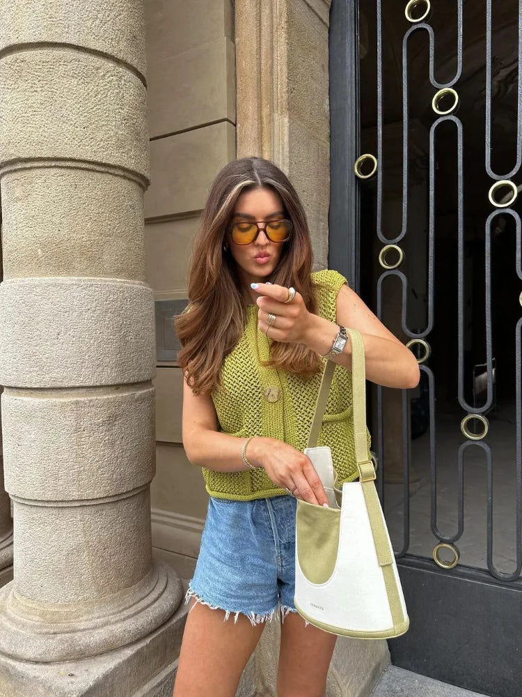 Ilya - Gilet Élégant en Tricot pour un Confort et un Style Optimaux