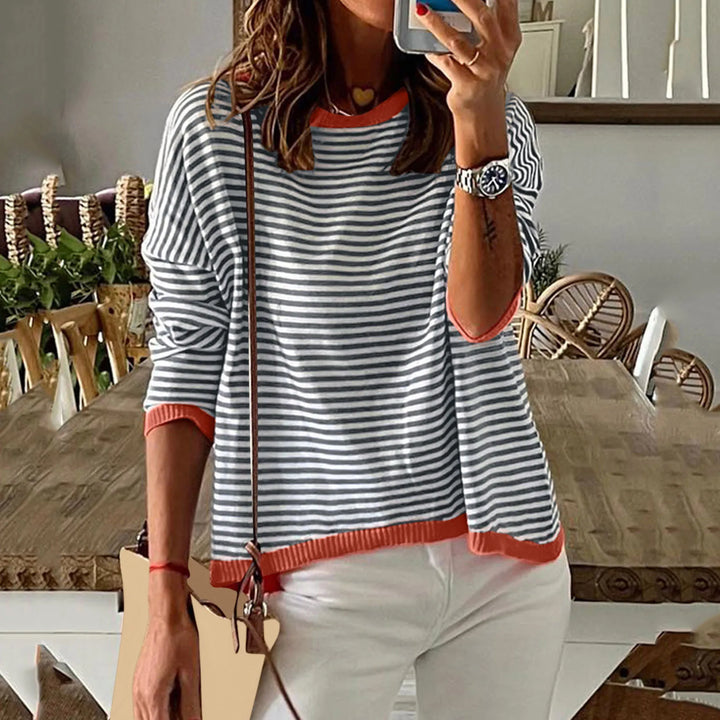 Charlotte - Pull à rayures à la mode pour un look branché
